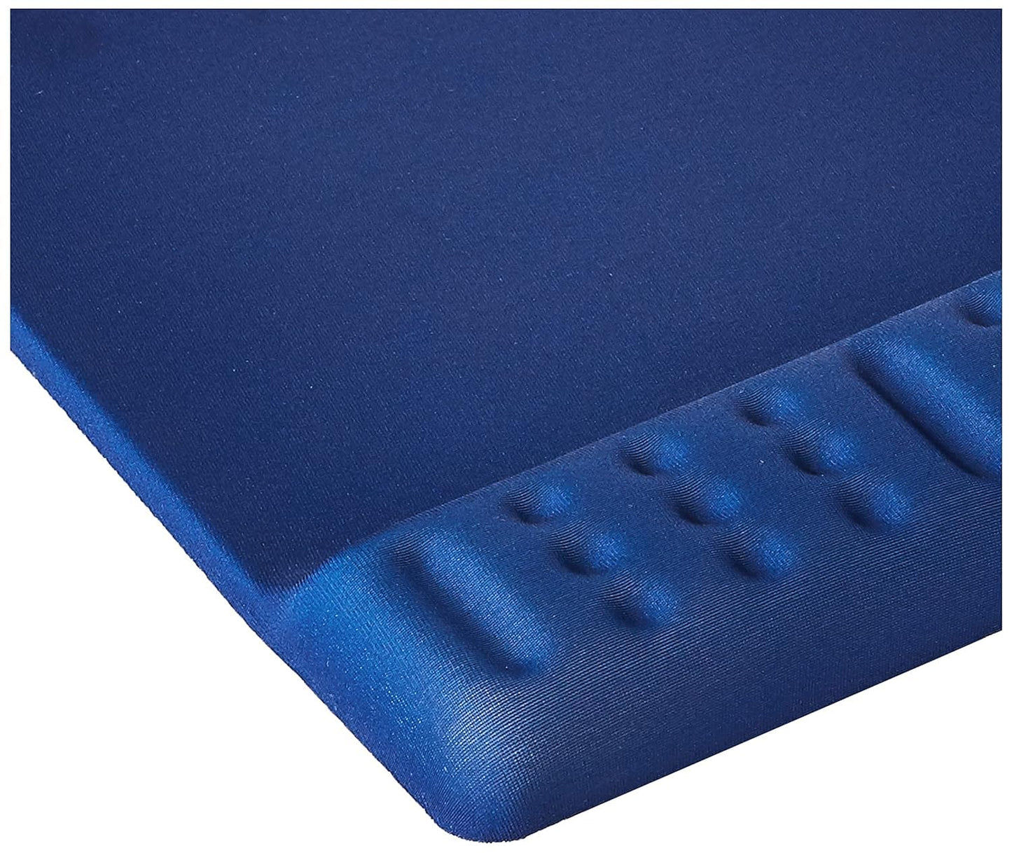 (Open Box) Amazon Basics Gel Mouse Pad Wrist Rest Memory-Foam Ergonomic Design | Cushion Wrist Support & Pain Relief | Suitable for Gaming, Computer, Laptop, Home & Office Anti-Slip Rubber Base (Blue)