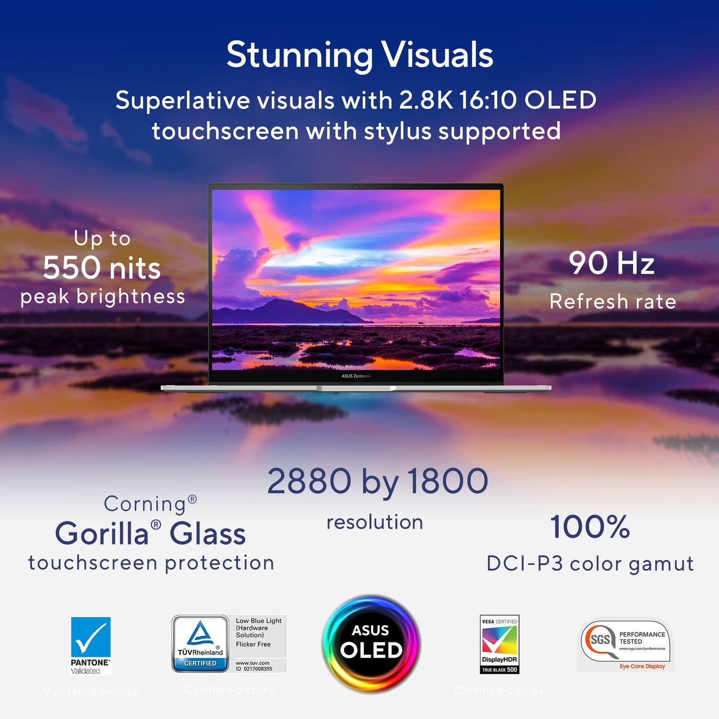 (Brand Refurbished) ASUS Zenbook 14 Flip OLED (2023), Intel Core Evo I7-1360P 13Th Gen, 14" (35.56 Cm) 2.8K 90Hz OLED, (16Gb Ram & 1Tb Ssd), Up3404Va-Kn753Ws Eos 2 Messenger Bag (Black) - Windows