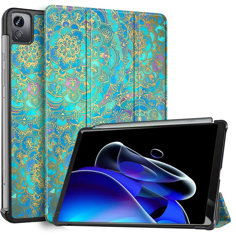 (OPEN BOX)Robustrion Trifold Flip Stand Case Cover for Realme Pad X 11 inch Tablet Cover - Black