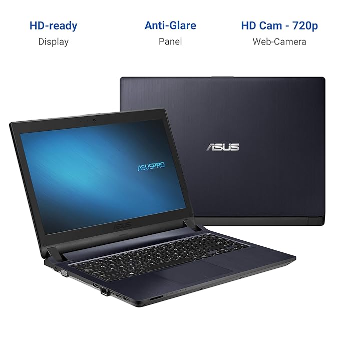 (Brand Refurbished) ASUS ExpertBook P1 Intel Core i3-10110U Processor 14 inches 1366 x 768, LED, LCD Business, Notebook (4GB RAM, 1TB HDD, UHD Graphics 620, Windows 10 Pro, 1.68 kg) P1440FA-FQ2064R