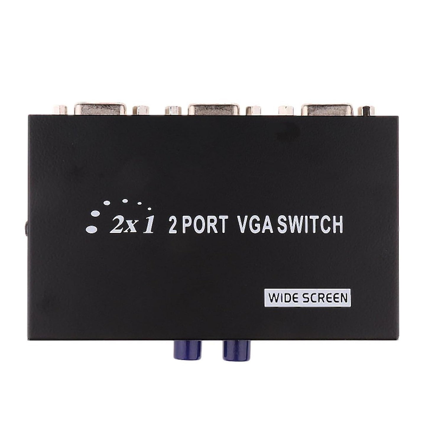 (Open Box)PremiumAV 2 Port VGA Monitor Switch (Black)