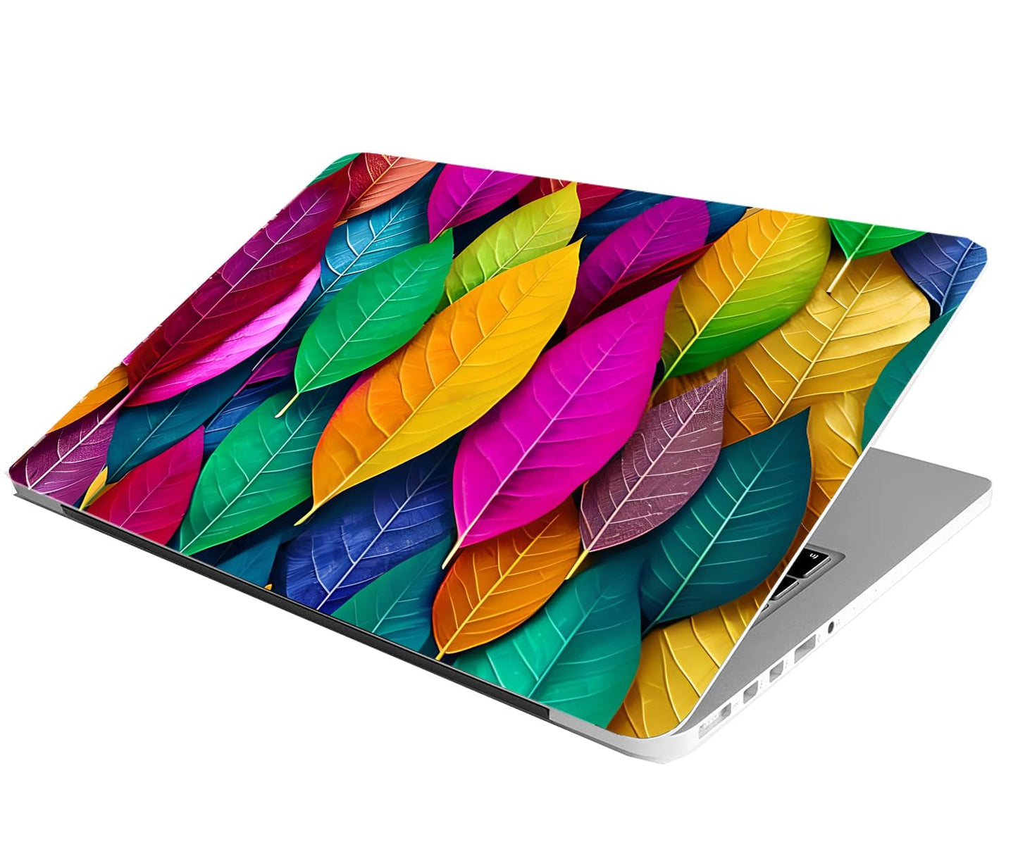(Open Box) ANCIARY Full Laptop Skin Stickers Bubble-Free Sticker for Laptops Upto 15.6" Compatible with Apple/Dell/HP/Lenovo/Sony (Dustproof|Waterproof|Scratchproof|Reusable) Bold Leaf FL