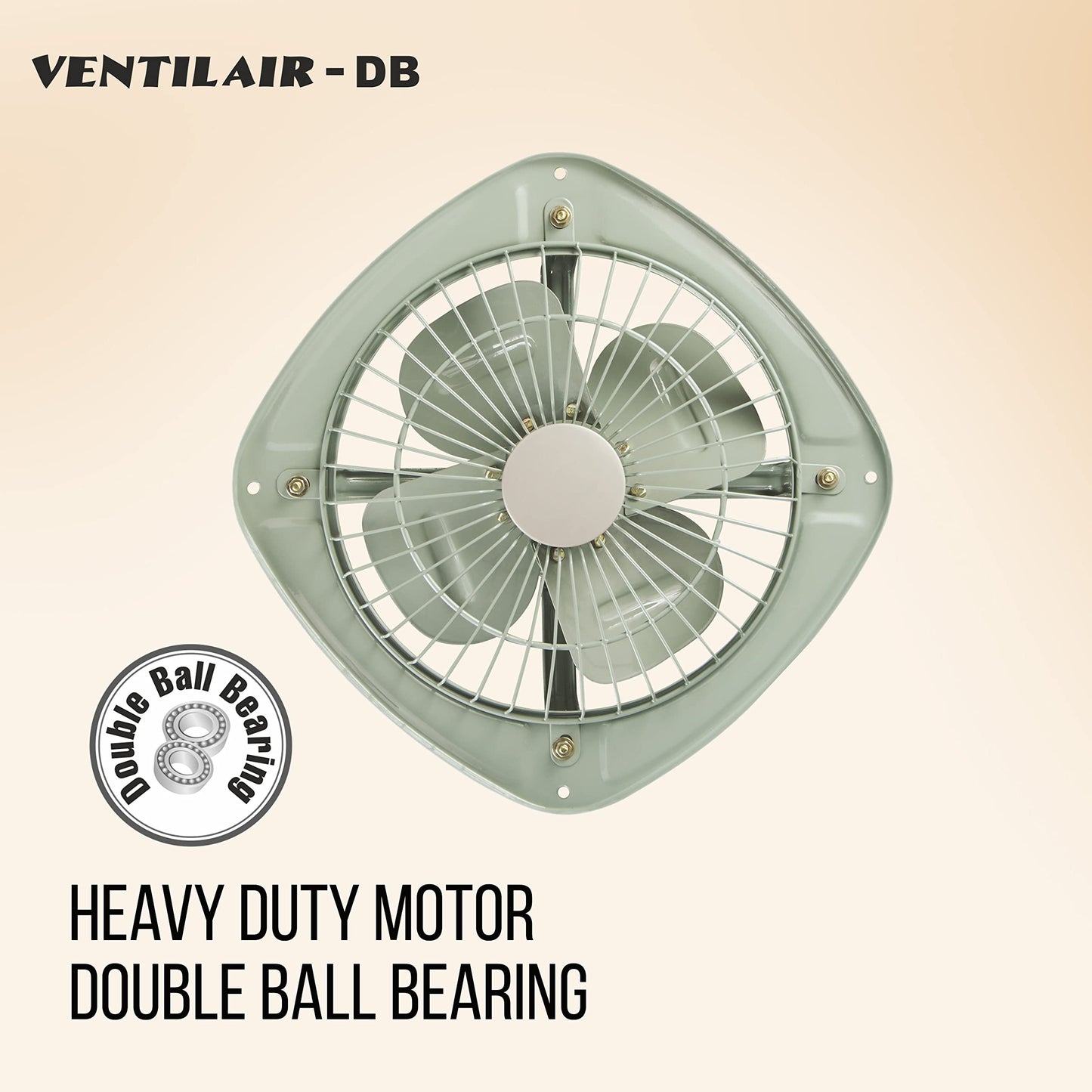 Havells Ventil Air DB 230mm Exhaust Fan| Cut Out Size: Ø9.5| Watt: 45| RPM: 1400| Air Delivery: 860| Suitable for Kitchen, Bathroom, and Office