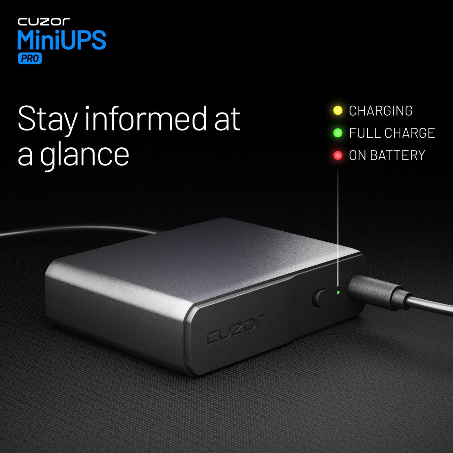 (Open Box)Cuzor Mini UPS for 12V WiFi Router | Backup up to 5 Hours | 2x2900 mAh Battery | Power Backup for WiFi Router | ups for uninterrupted Wi-Fi| Portable UPS | WiFi ups