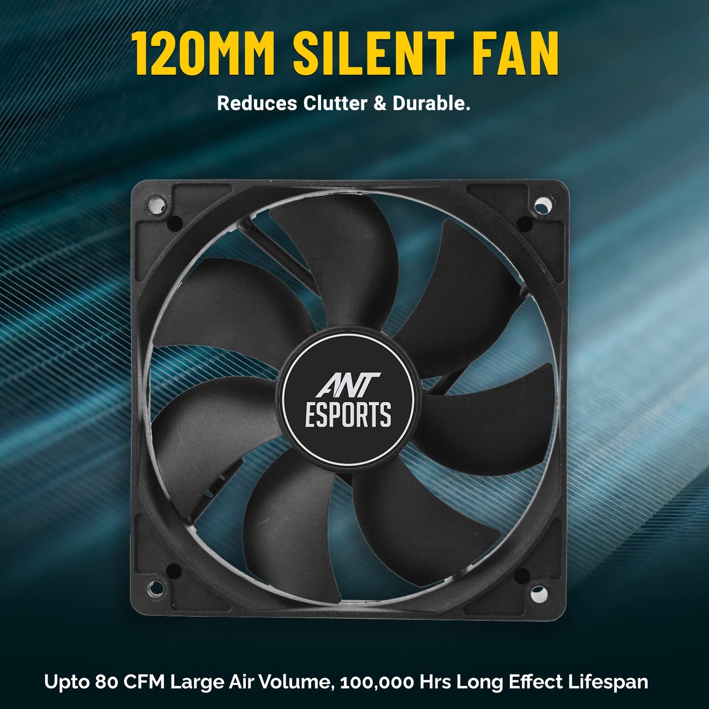(Open Box)Ant Esports VS450L Non-Modular High Efficiency Gaming Power Supply/PSU with 1 x PCIe and 120mm Silent Fan
