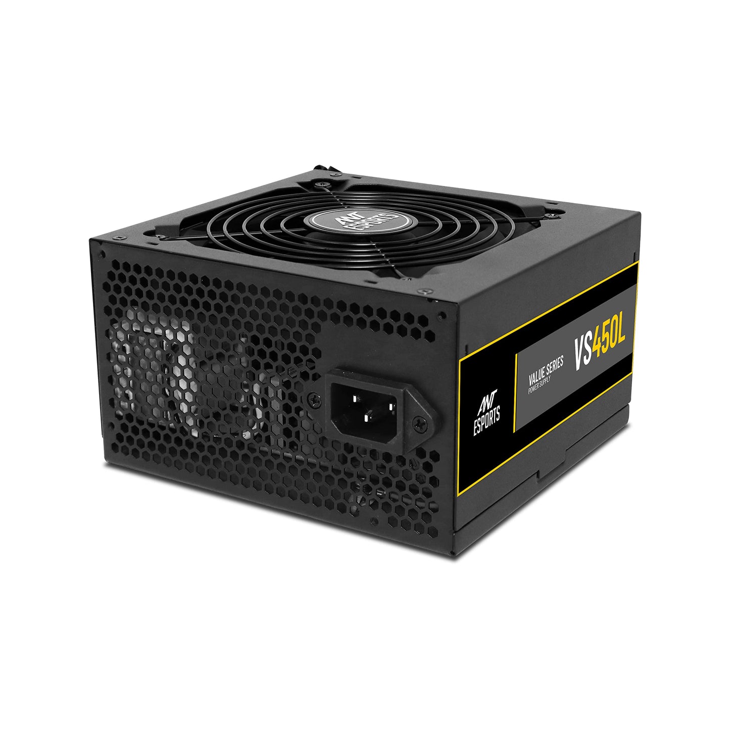 (Open Box)Ant Esports VS450L Non-Modular High Efficiency Gaming Power Supply/PSU with 1 x PCIe and 120mm Silent Fan