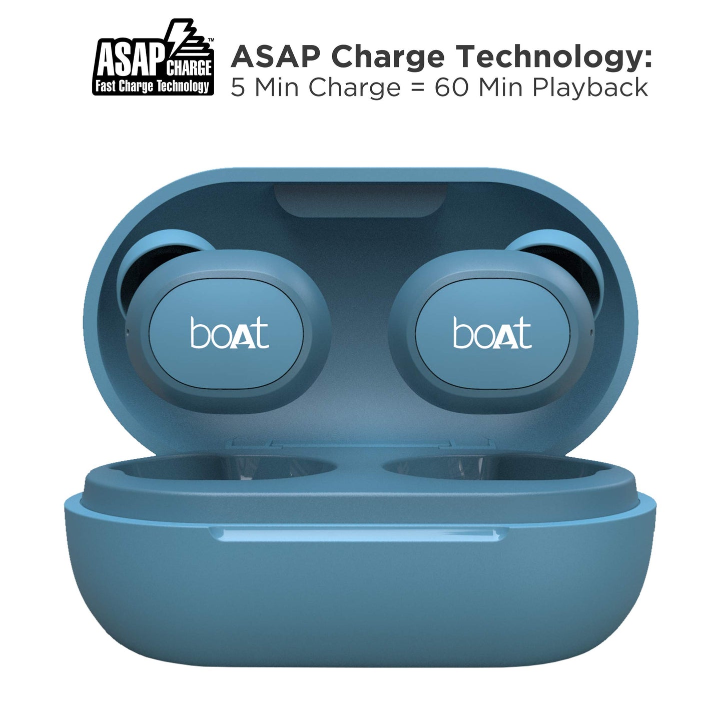 (Open Box)boAt Airdopes 170 TWS in Ear Earbuds with 50H Playtime, Quad Mics Enx Tech, Low Latency Mode, 13Mm Drivers, ASAP Charge, Ipx4, Iwp, Touch Controls & Bt V5.3