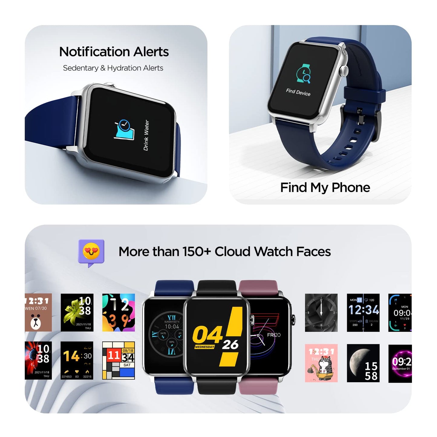 (Without Box)boAt Wave Call Smart Watch, Smart Talk w/Advanced Dedicated Bluetooth Calling Chip, 1.69 HD Display w/ 550 NITS & 70% Color Gamut, 150+ Watch Faces, Multi-Sport Modes,HR,SpO2(Caribbean Green)