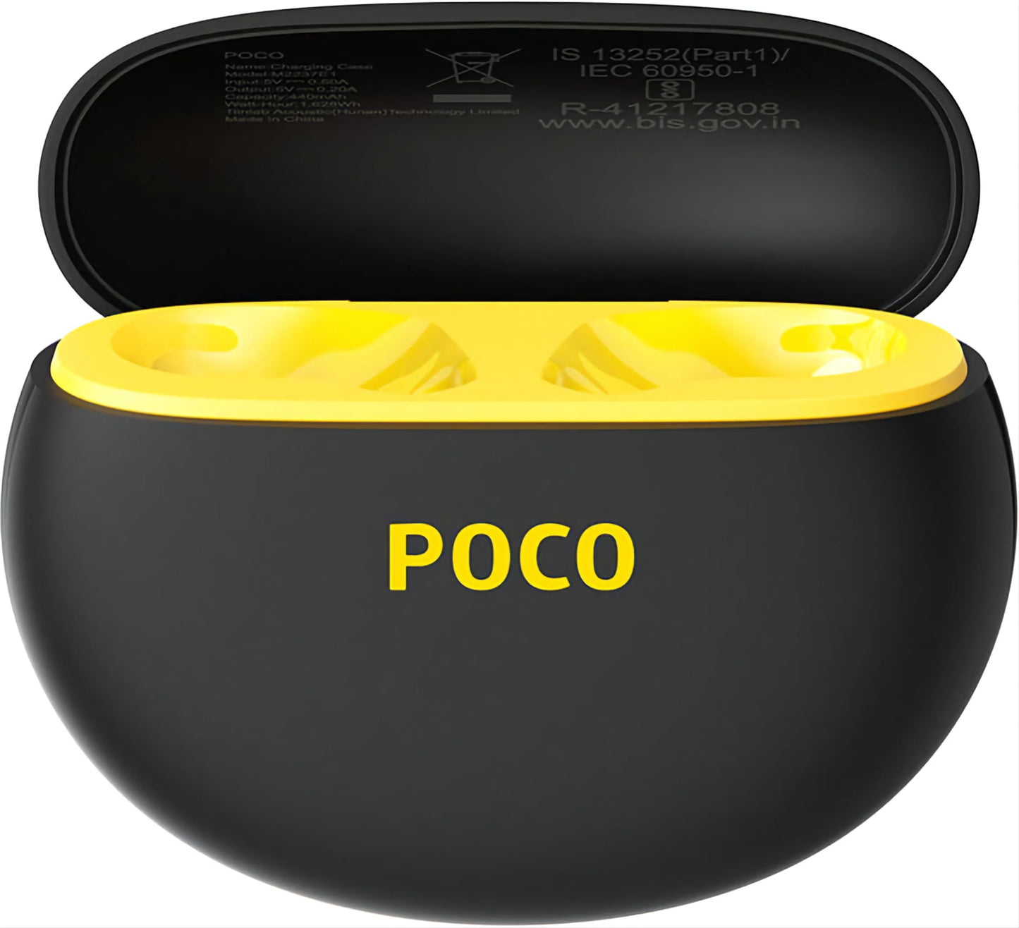 (OPEN BOX) POCO Pods with 30 Hour Playback, 12mm Drivers, 60ms Latency, Fast Charging & ENC Bluetooth Headset (Midnight Groove, True Wireless)