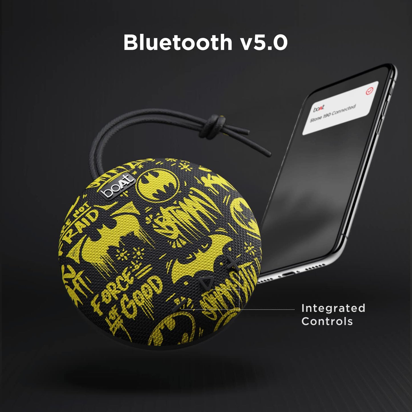 (Without Box) boAt Stone 190: Made in India 5W Bluetooth Speaker