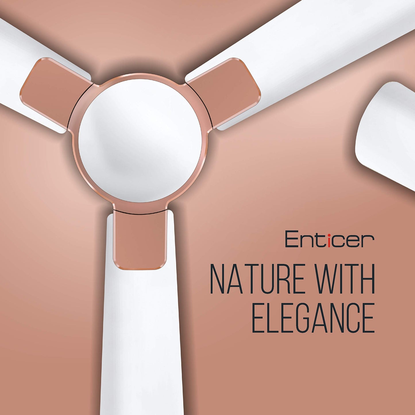 Havells 1200 mm FAN ENTICER ES BEIGE COPPER, 2 Star