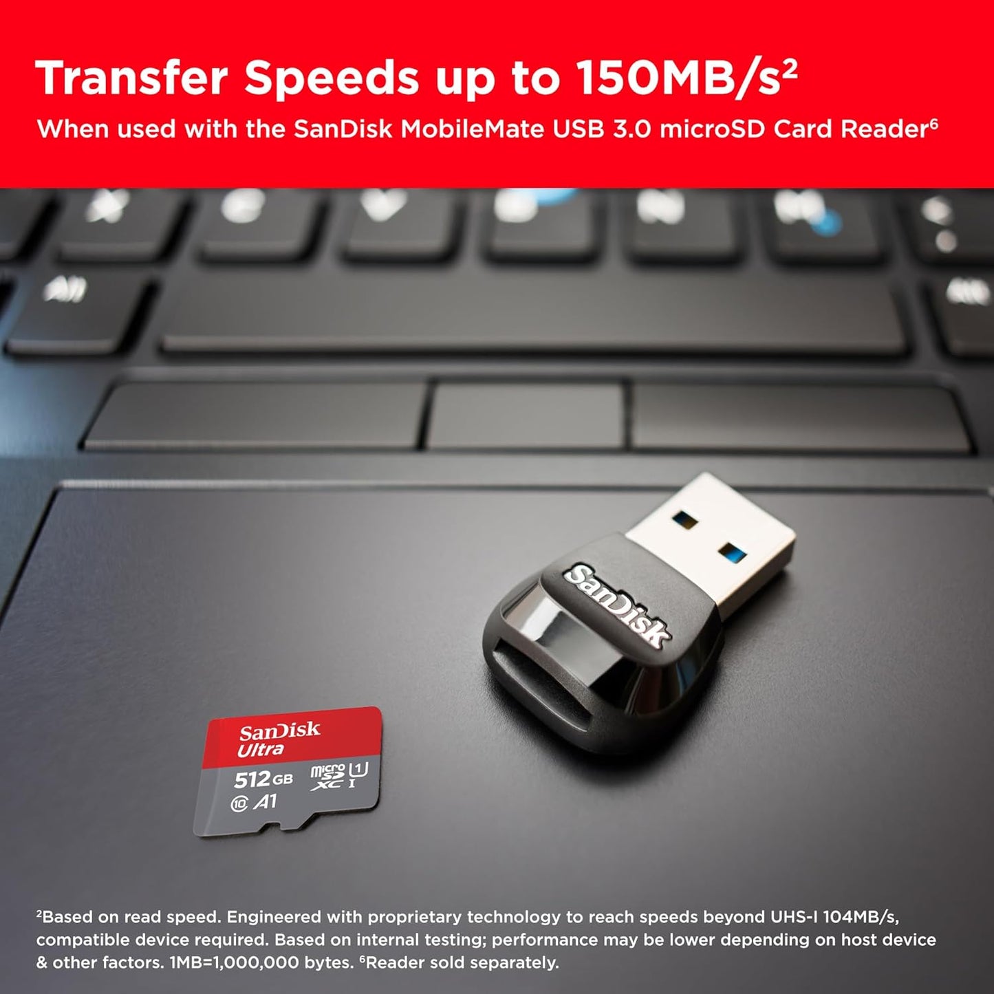 (Open Box) SanDisk Ultra 256GB microSDXC UHS-I, 150MB/s R, Memory Card, 10 Y Warranty, for Smartphones