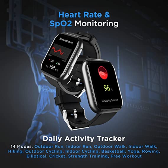 (Without Box) boAt Blaze Smart Watch with 1.75" HD Display, Fast Charge, Apollo 3 Blue Plus Processor