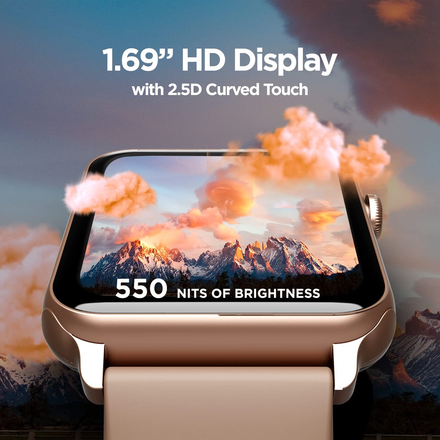 (Without Box)boAt Wave Call Smart Watch, Smart Talk w/Advanced Dedicated Bluetooth Calling Chip, 1.69 HD Display w/ 550 NITS & 70% Color Gamut, 150+ Watch Faces, Multi-Sport Modes,HR,SpO2(Caribbean Green)