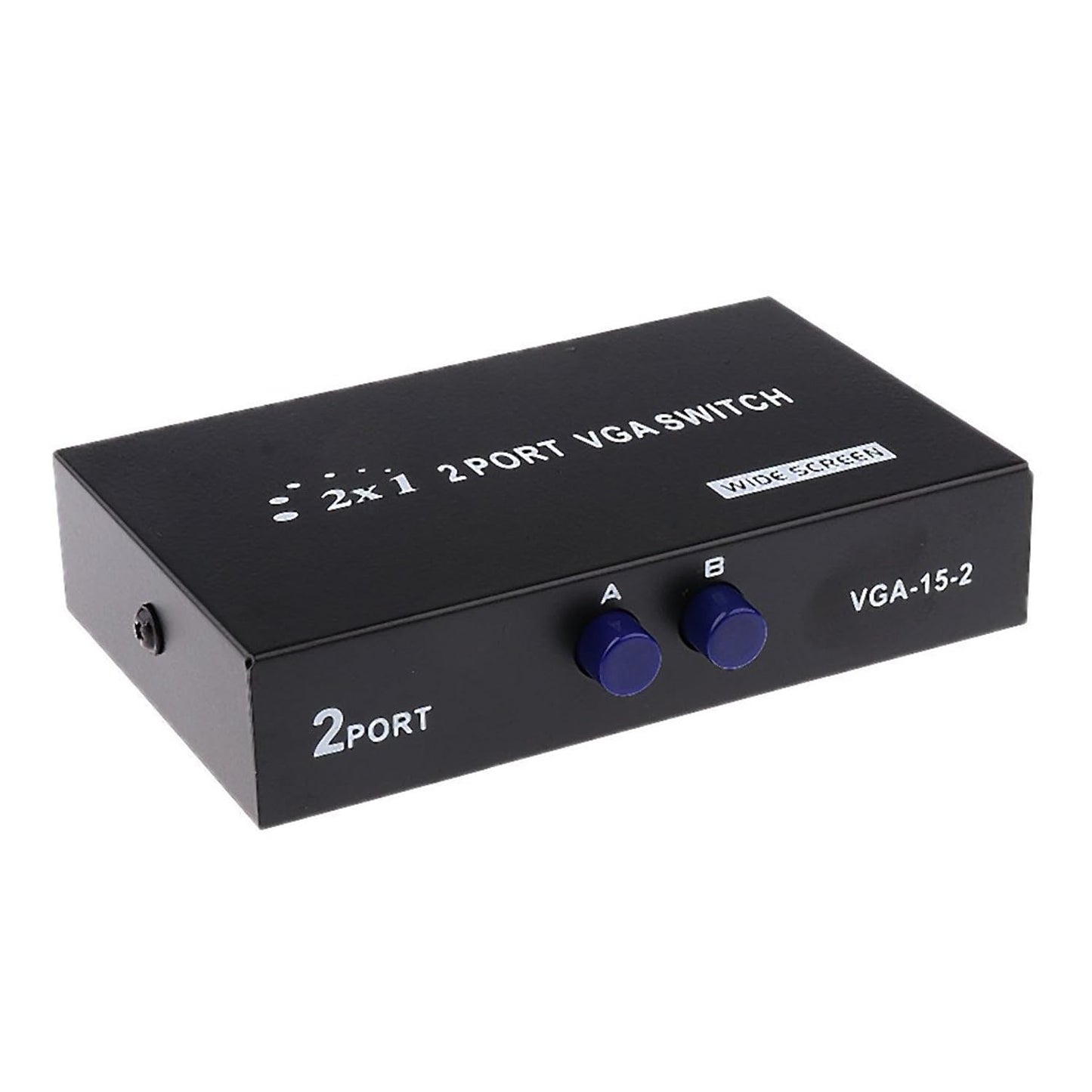 (Open Box)PremiumAV 2 Port VGA Monitor Switch (Black)
