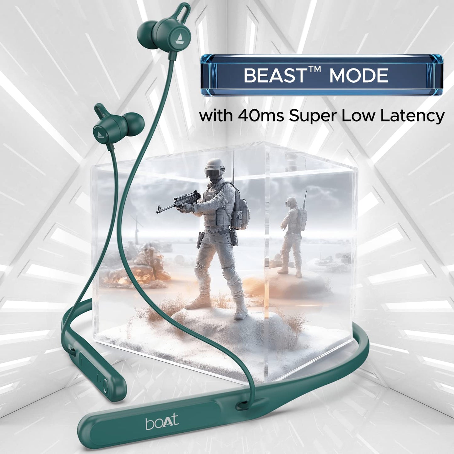 (Open Box)boAt Rockerz 255 Touch Neckband with Full Touch Controls,Spatial Audio,Up to 30H Playtime,ASAP Charge,Beast Mode,Enx Technology(Deep Blue),in-Ear,Bluetooth