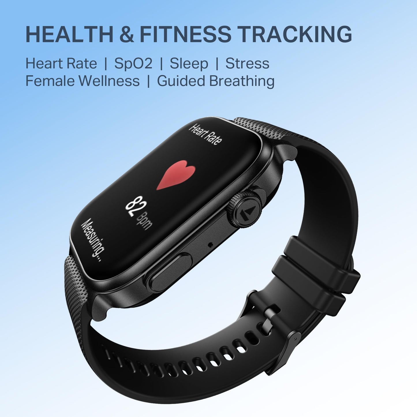 (Open Box) boAt Storm Infinity Plus w/15 Days Extensive Battery fueled by Huge 550mAh Battery, Fast Charge, 1.83”(4.65cm)HD Display, Functional Crown, BT Calling, Smart watch for Men & Women (Active Black)