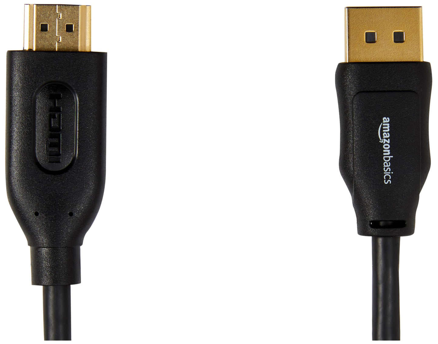 (Open Box) Amazon Basics 6-Feet DisplayPort (not USB port) to HDMI Cable Black