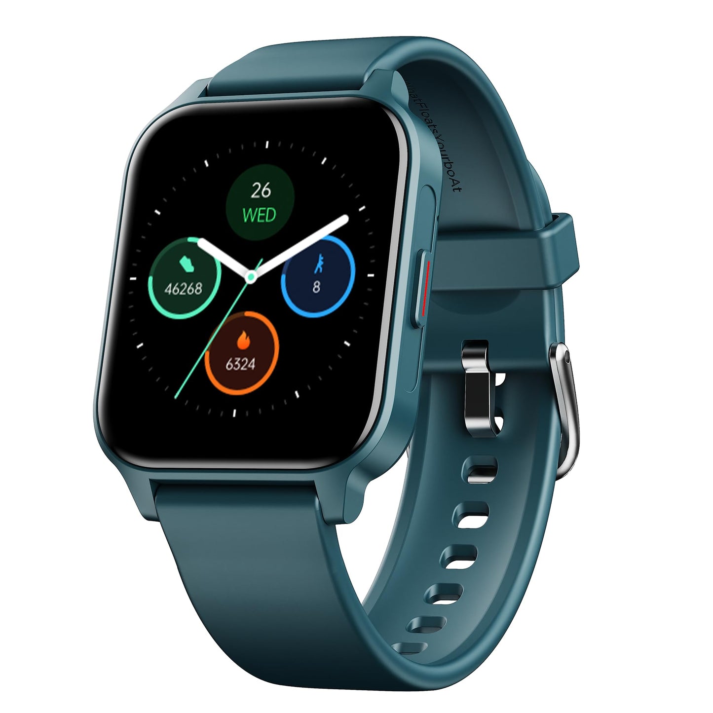 (Open Box) boAt Wave Call 2 Plus Smart Watch w/Bilingual Support (Hindi/English), 1.96”(4.97 cm) HD Display, BT Calling, 100+Sports Modes, Animated Watch Faces, Voice Assistant(Metal Black)