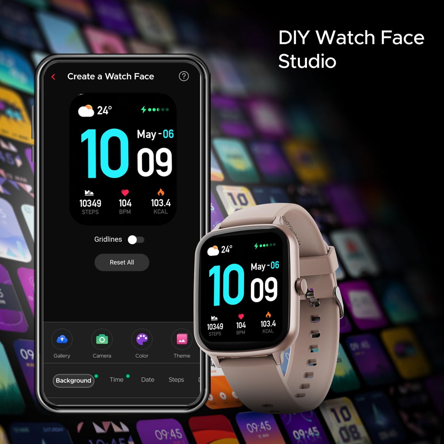 (Open Box) boAt Wave Style Call Smart Watch with Advanced BT Calling Chip,DIY Watch Face Studio, Coins, 1.69" HD Display, Health Ecosystem, Live Cricket Scores, Quick Replies, HR & SpO2