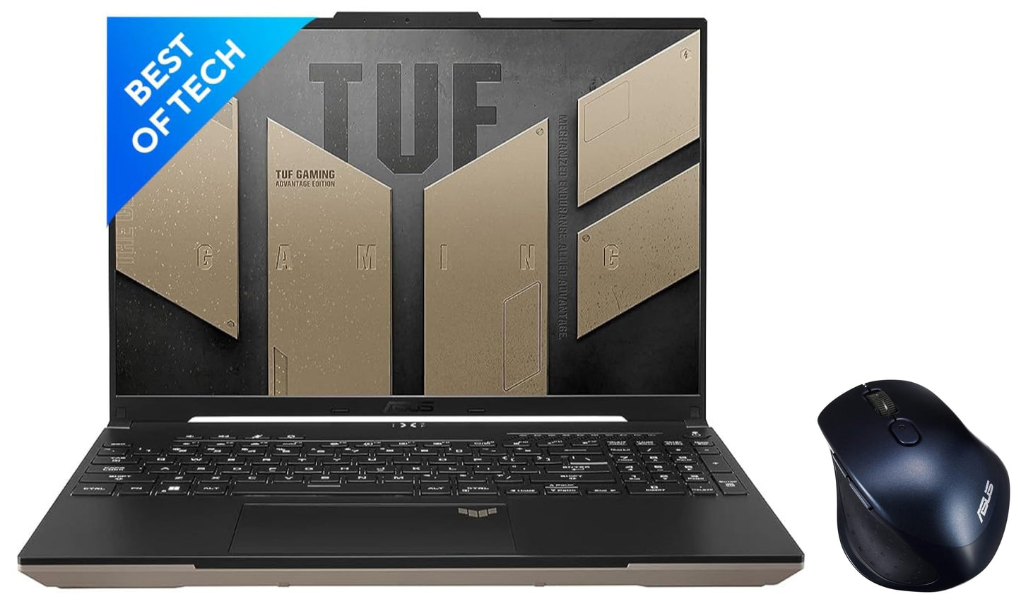 (Brand Refurbished)ASUS TUF Gaming A16 Advantage Edition (2023), AMD Ryzen 9 7940HS, 16" FHD+ 165Hz, 8GB Radeon RX 7600S, Gaming Laptop (16GB/1TB SSD/Win 11/Office 2021/Sandstorm/2.20 Kg) FA617XS-N3026WS