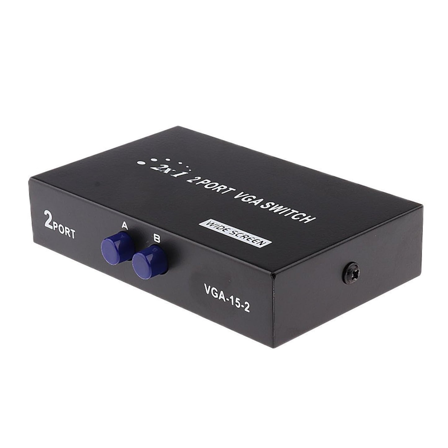 (Open Box)PremiumAV 2 Port VGA Monitor Switch (Black)