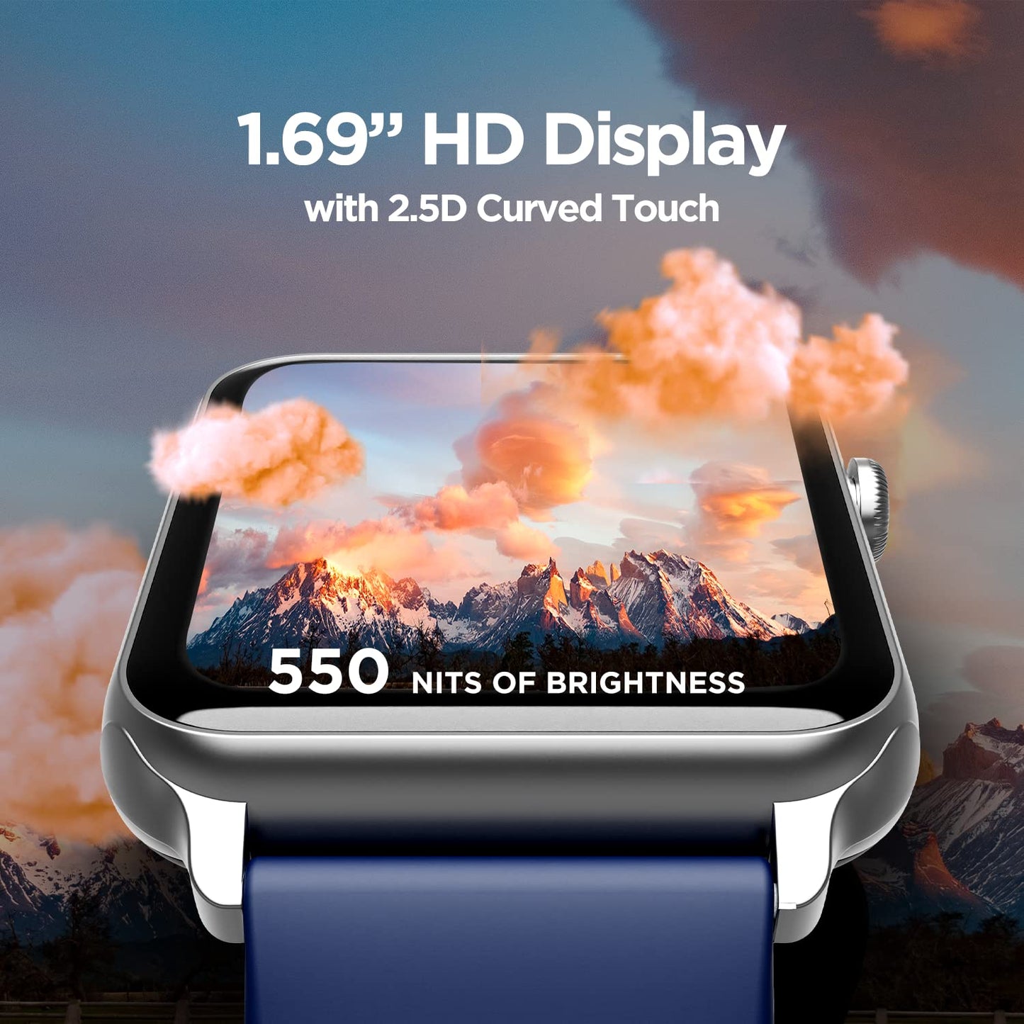 (Without Box)boAt Wave Call Smart Watch, Smart Talk w/Advanced Dedicated Bluetooth Calling Chip, 1.69 HD Display w/ 550 NITS & 70% Color Gamut, 150+ Watch Faces, Multi-Sport Modes,HR,SpO2(Caribbean Green)