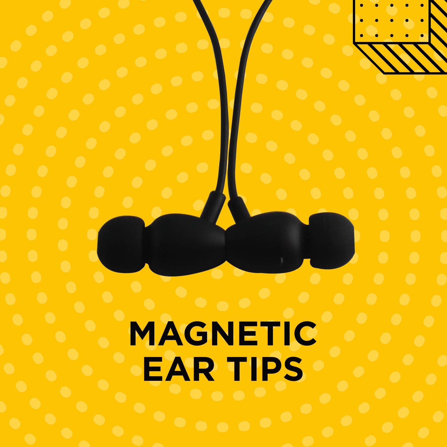 (Open Box) FLiX (Beetel Blaze 200 Wireless Bluetooth in Ear Collar Neckband Earphones with mic and Vibration Alert,Extra Thumping Super Bass,Upto 200H Stand by, Premium Metal Magnetic Tips (Black)(XNB-N105)