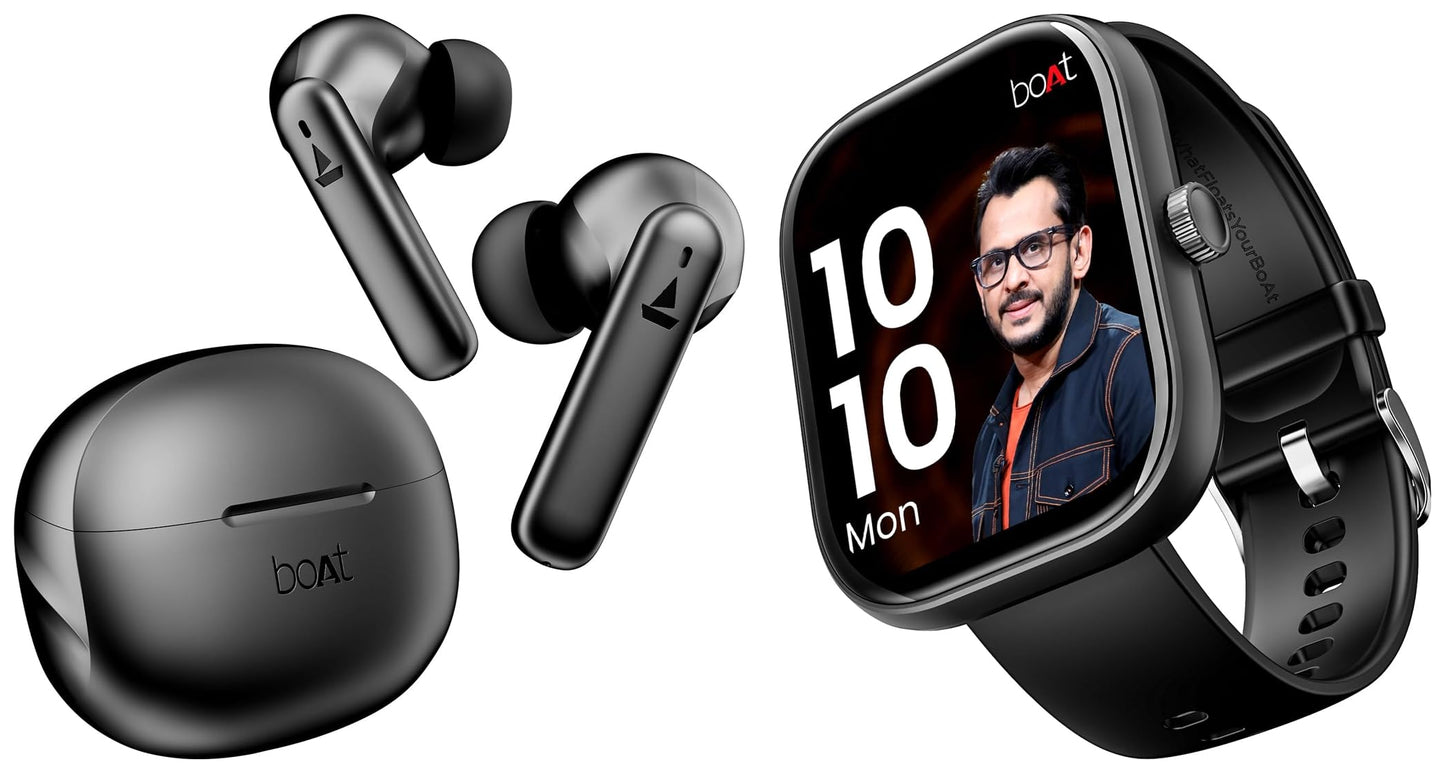 (Open Box) boAt Wave Sigma w/ 2.01" (5.1 cm) HD Display,Bluetooth Calling, Coins, DIY Watch Face Studio, 700+ Active Modes, HR&SpO2 Monitoring, Energy and Sleep Scores, Smart Watch for Men & Women(Active Black)