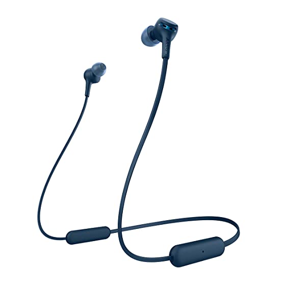 (Open Box) Sony WI-XB400 Wireless Extra Bass in-Ear Headphones with 15 hrs Battery, Quick Charge, Magnetic Earbuds, Tangle Free Cord, BT Ver 5.0, Work from Home,Bluetooth Headset with Mic for Phone Calls