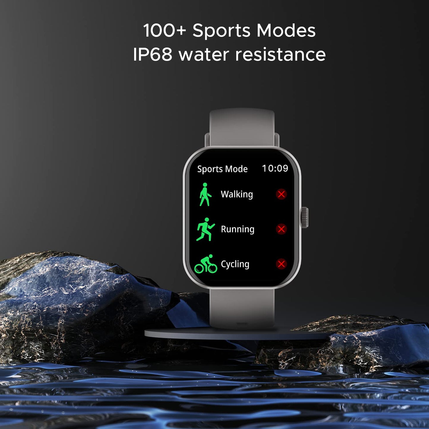 (Open Box) boAt Ultima Call Max Smart Watch w/ 2" Big HD Display, Advanced BT Calling, 100+ Sports Modes, 10 Days Battery Life, Multiple Watch Faces, IP68, HR & SpO2, Sedentary Alerts(Active Black)