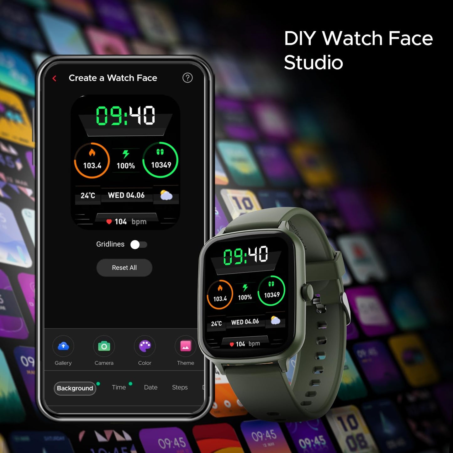 (Open Box) boAt Wave Style Call Smart Watch with Advanced BT Calling Chip,DIY Watch Face Studio, Coins, 1.69" HD Display, Health Ecosystem, Live Cricket Scores, Quick Replies, HR & SpO2