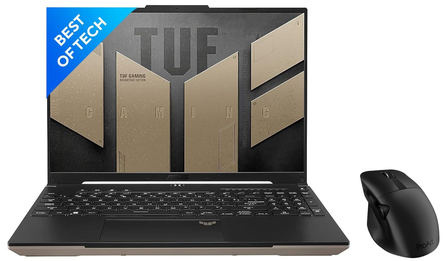 (Brand Refurbished)ASUS TUF Gaming A16 Advantage Edition (2023), AMD Ryzen 9 7940HS, 16" FHD+ 165Hz, 8GB Radeon RX 7600S, Gaming Laptop (16GB/1TB SSD/Win 11/Office 2021/Sandstorm/2.20 Kg) FA617XS-N3026WS