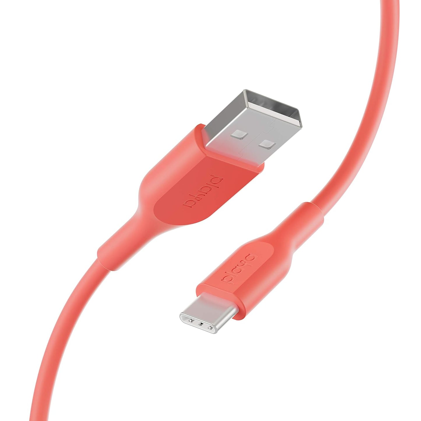 (Open Box) Playa by Belkin Fast Charging USB to USB-C Cable, USB Type C to USB A 2.0 Male Cable, 6.6 Feet (2 Meter), Black