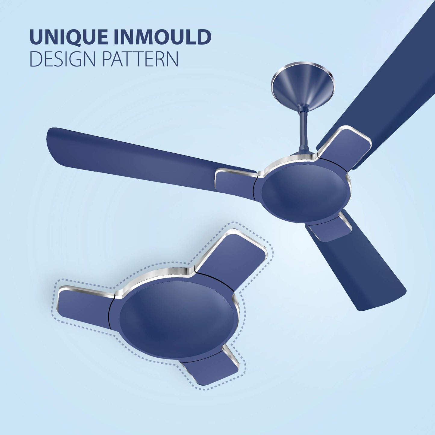 Havells 1200 mm FAN ENTICER ES BEIGE COPPER, 2 Star