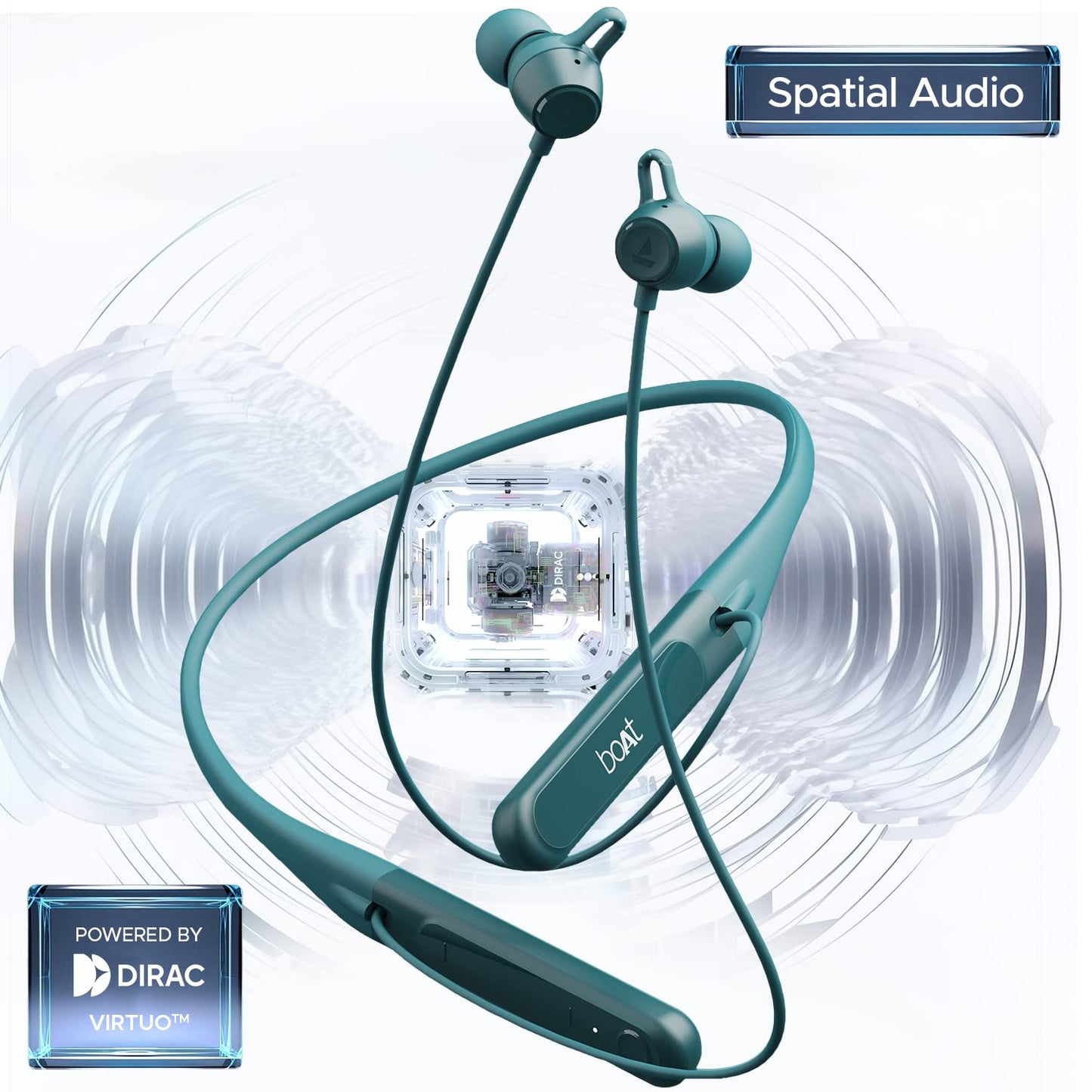 (Open Box)boAt Rockerz 255 Touch Neckband with Full Touch Controls,Spatial Audio,Up to 30H Playtime,ASAP Charge,Beast Mode,Enx Technology(Deep Blue),in-Ear,Bluetooth