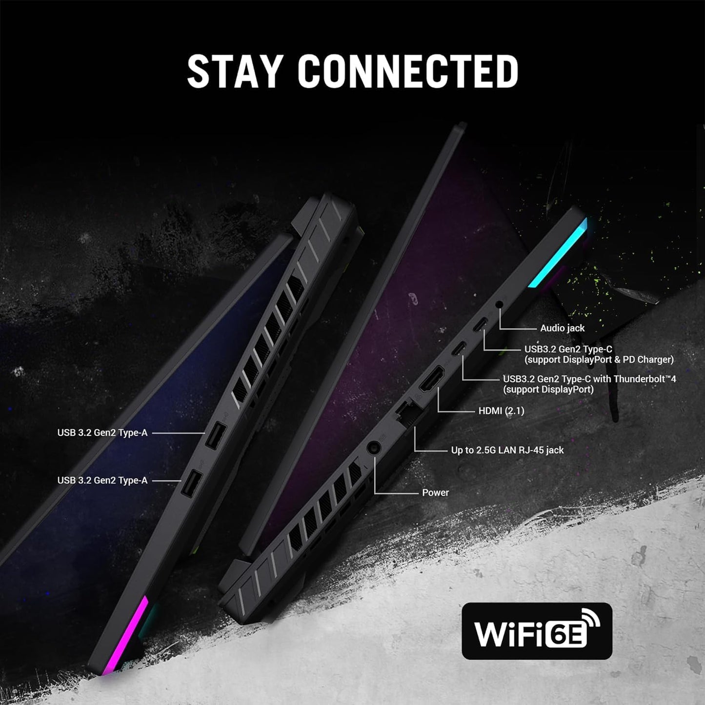 (Brand Refurbished)ASUS ROG Strix G16 (2023) 64WHrs Battery, Intel Core i5-13450HX 13th Gen, 16" FHD+ 165Hz, 6GB RTX 3050, Gaming Laptop (16GB/1TB SSD/Windows 11/Office 2021/4-Zone RGB KB/Gray/2.50 Kg) G614JJ-N3088WS