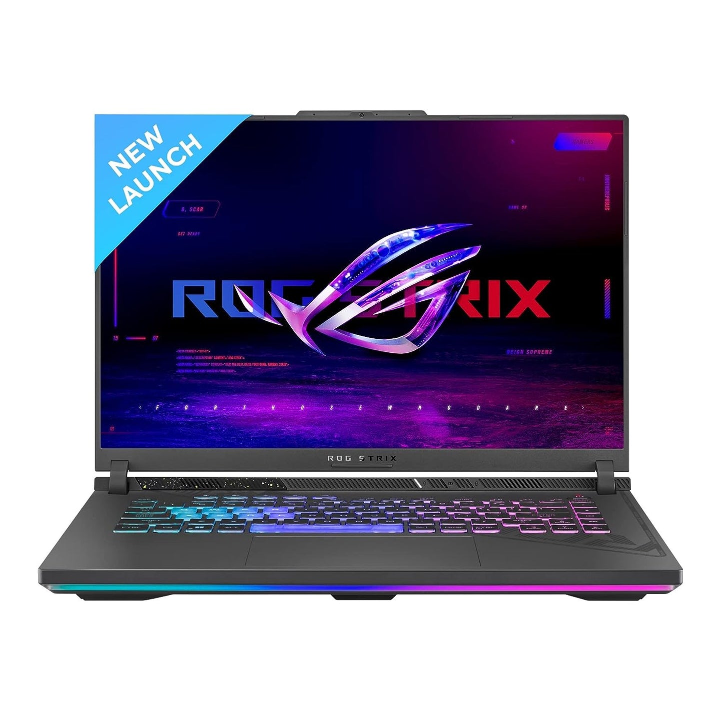 (Brand Refurbished) ASUS ROG Strix G16 (2023) 90WHr Battery, Intel Core i5-13450HX 13th Gen, 16" FHD+ 165Hz, 6GB RTX 4050, Gaming Laptop (16GB/1TB SSD/Windows 11/Office 2021/4-Zone RGB/Green/2.50 Kg), G614JU-N3222WS