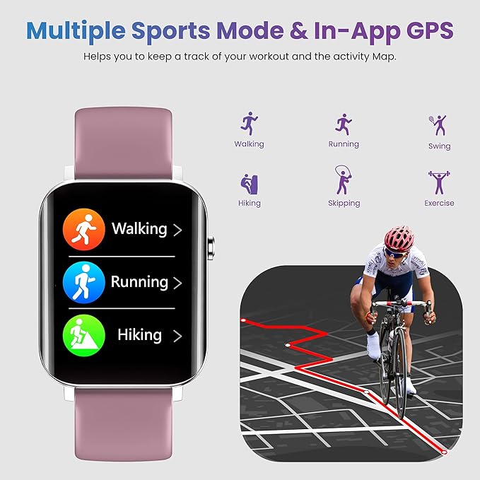 (Open Box) TAGG Verve Ultra Smartwatch with 1.69'' 3D Curved Display, Real SPO2, and Real-Time Heart Rate Tracking, 10 Days Battery Backup, IPX68 Waterproof