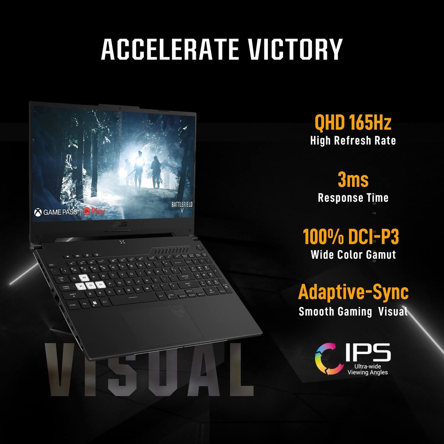 (Brand Refurbished) ASUS TUF Dash F15 Intel Core i7 12th Gen 12650H - (16 GB/1 TB SSD/Windows 11 Home/8 GB Graphics/NVIDIA GeForce RTX 3070) FX517ZR-HQ030WS Gaming Laptop (15.6 inch, Off Black, 2 Kg, With MS Office)