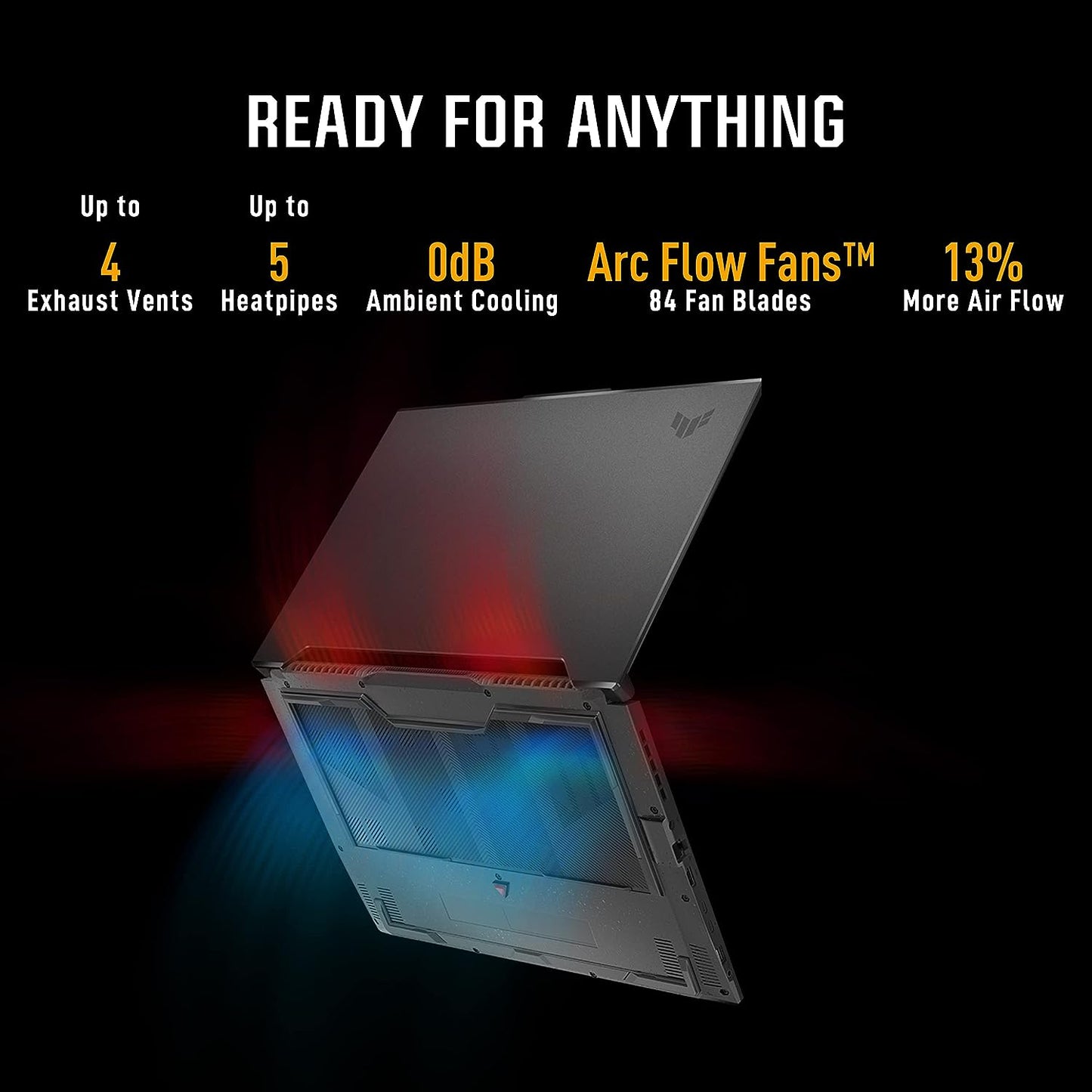 (Brand Refurbished) ASUS TUF Dash F15 Intel Core i7 12th Gen 12650H - (16 GB/1 TB SSD/Windows 11 Home/8 GB Graphics/NVIDIA GeForce RTX 3070) FX517ZR-HQ030WS Gaming Laptop (15.6 inch, Off Black, 2 Kg, With MS Office)