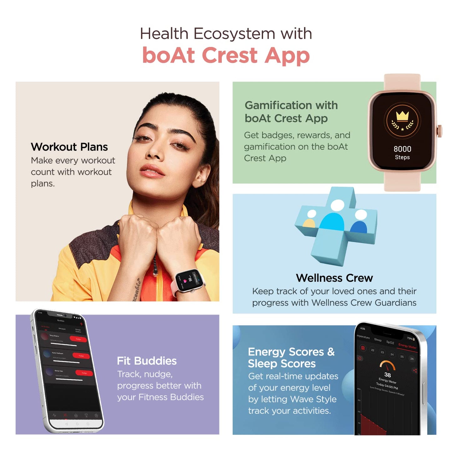(Open Box) boAt Wave Style Call Smart Watch with Advanced BT Calling Chip,DIY Watch Face Studio, Coins, 1.69" HD Display, Health Ecosystem, Live Cricket Scores, Quick Replies, HR & SpO2