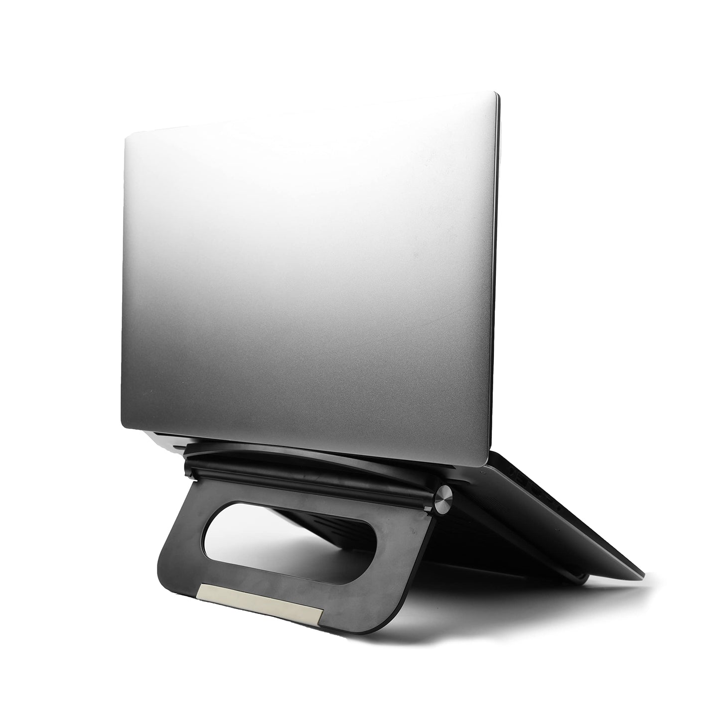 (Open Box) Dyazo Laptop Stand Riser | Ventilated | Portable | Foldable Compatible for MacBook Notebook 12 inches/30cm /13 inches /33cm/14.1 inches/35cm/15.6 inches/39.6cm Laptops