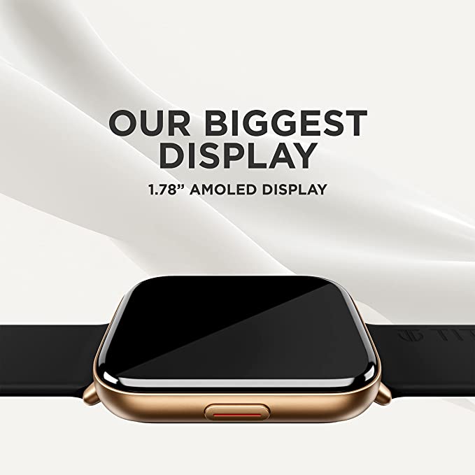 (Open Box) Titan Smart 2 Fashion Smartwatch, 1.78‰ AMOLED Display with Premium Metal Body, Multiple Sports Modes with 100+ Watchfaces, Complete Health Suite with Stress Monitor, 7 Days Battery Life & 3 ATM
