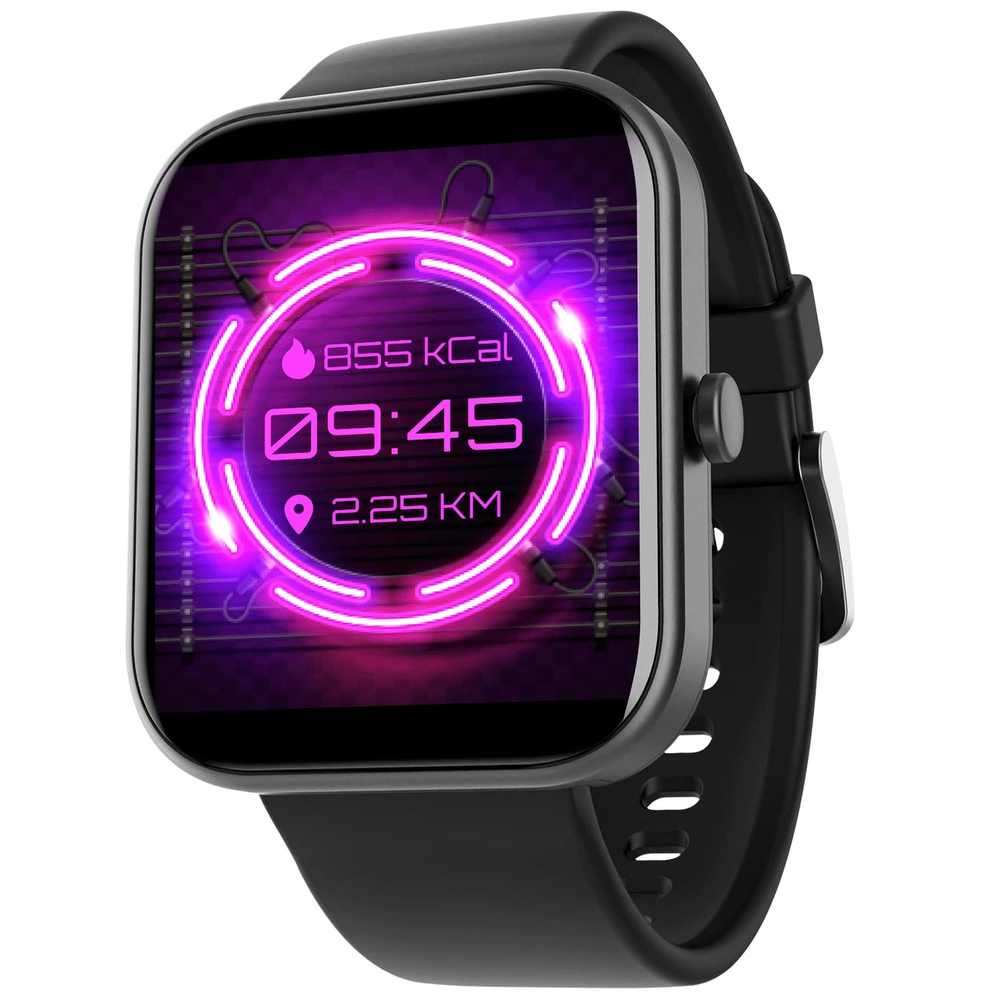 (Without Box)boAt Wave Electra Smart Watch w/ 1.81" (4.5 cm) HD Display, Smart Calling w/Ultra-Seamless BT Calling Chip,20 Built-in Watch Faces,100 + Sports Modes,Menu Personalization,in-Built Games(Deep Blue)