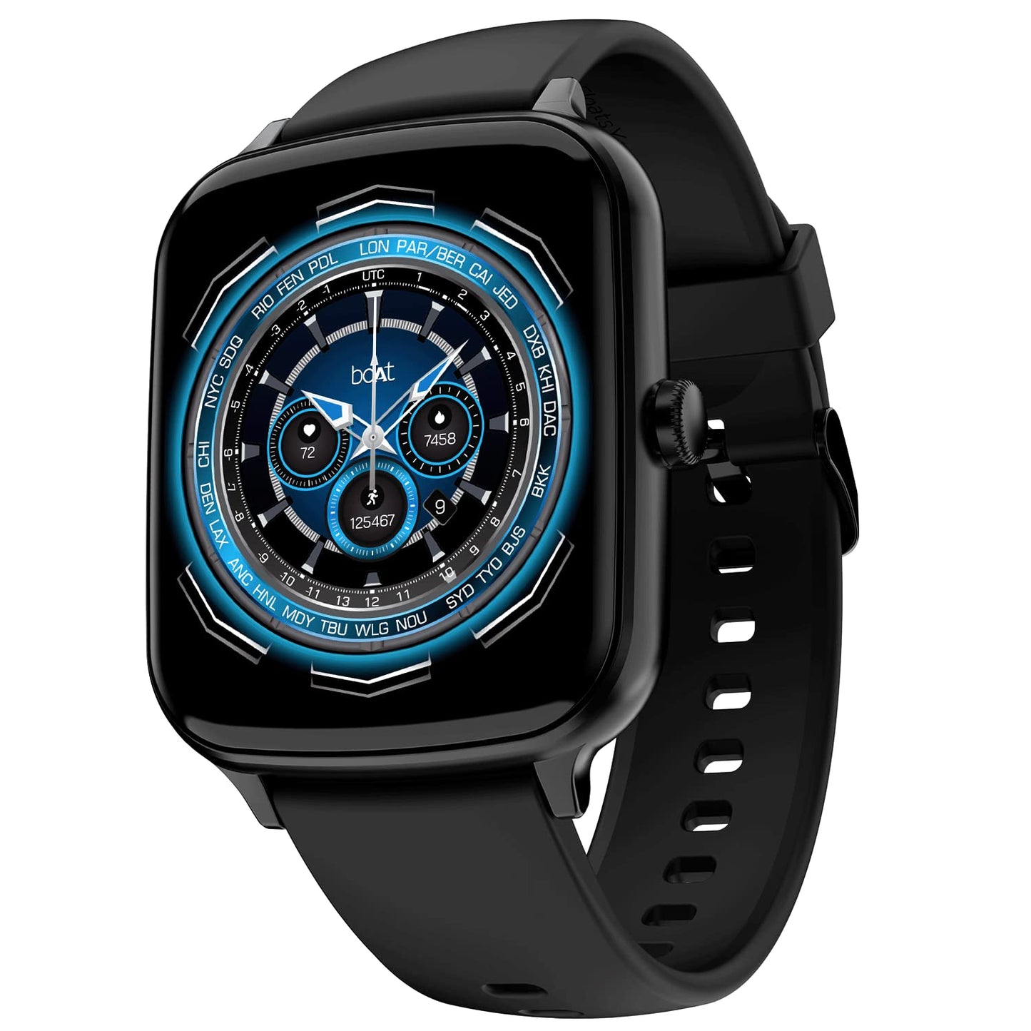 (Open Box) boAt Wave Style Call Smart Watch with Advanced BT Calling Chip,DIY Watch Face Studio, Coins, 1.69" HD Display, Health Ecosystem, Live Cricket Scores, Quick Replies, HR & SpO2