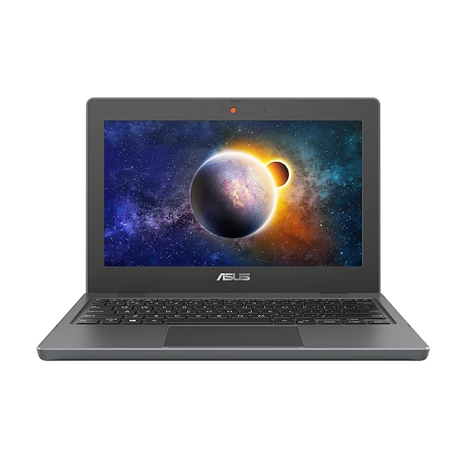 (Brand Refurbished) ASUS BR1100 Notebook 12 (2022), 11.6-inch HD, Intel Celeron N4500, (4GB RAM/128GB M.2 NVMe™ PCIe®/Integrated Graphics/Windows 11 Home/Star Grey/1.26 Kg), BR1100CKA-GJ0722W