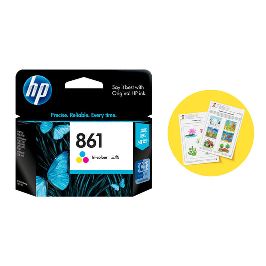 (Open Box) HP 861 Inkjet Print Cartridge (Tri-Color)