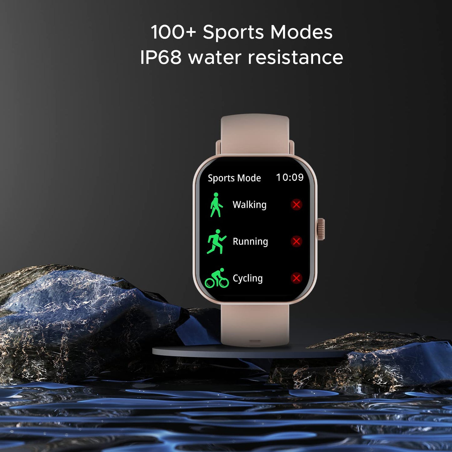 (Open Box) boAt Ultima Call Max Smart Watch w/ 2" Big HD Display, Advanced BT Calling, 100+ Sports Modes, 10 Days Battery Life, Multiple Watch Faces, IP68, HR & SpO2, Sedentary Alerts(Active Black)