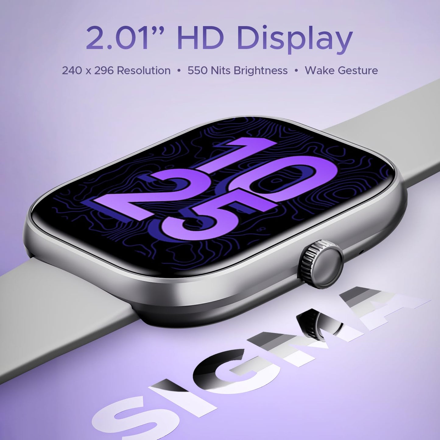 (Open Box) boAt Wave Sigma w/ 2.01" (5.1 cm) HD Display,Bluetooth Calling, Coins, DIY Watch Face Studio, 700+ Active Modes, HR&SpO2 Monitoring, Energy and Sleep Scores, Smart Watch for Men & Women(Active Black)